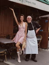 Lovely Sweetheart Halter Mini Dress & Cardigan