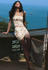 Seashell Drift Lace Mini Skirt