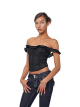 [Pre-sale] Gothic Sugar Off-Shoulder Top