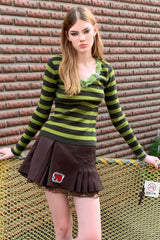 Toxic Charm Striped Knit