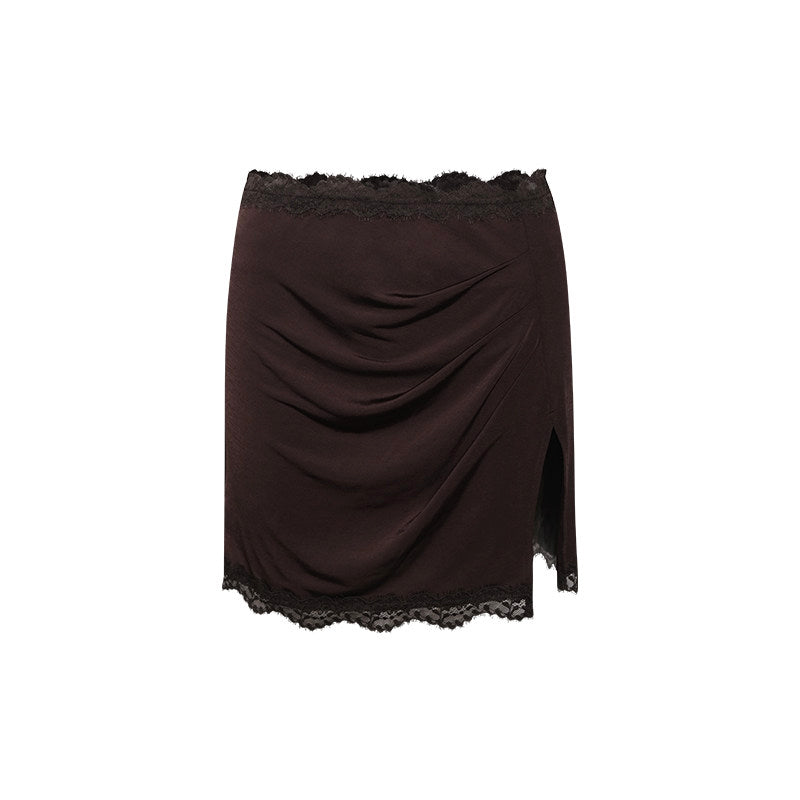 Seashell Drift Lace Mini Skirt
