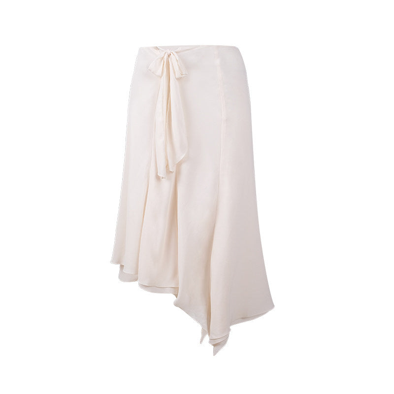 Sunset Rose Butterfly Maxi Skirt