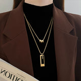 The Dual Layer Modern Necklace