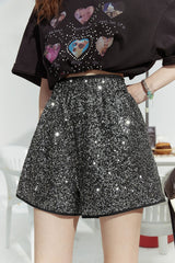 Disco Pop Sequin Shorts