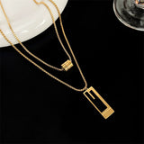 The Dual Layer Modern Necklace