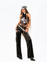 Millennial Rockstar Halter Top