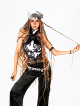 Millennial Rockstar Halter Top
