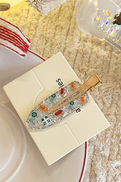 Holiday Charm Hair Clip Set
