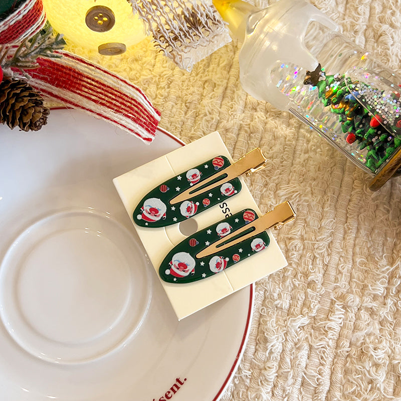 Holiday Charm Hair Clip Set
