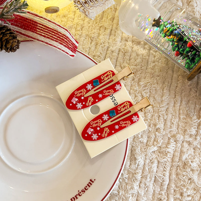 Holiday Charm Hair Clip Set