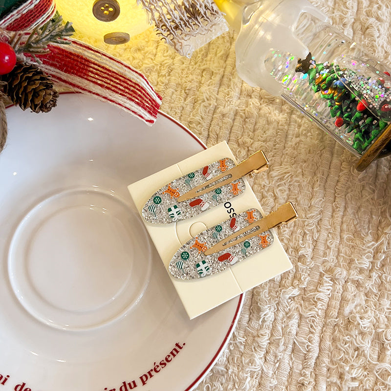Holiday Charm Hair Clip Set
