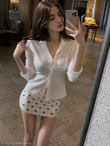 Low-Rise Polka Dot Set