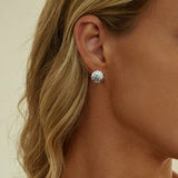 Ocean Shell 925 Sterling Sliver Earrings