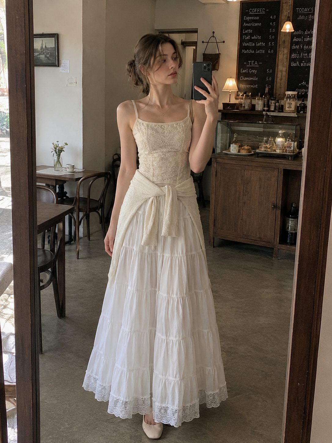 Eloise Lace Maxi Set