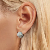 Ocean Shell 925 Sterling Sliver Earrings