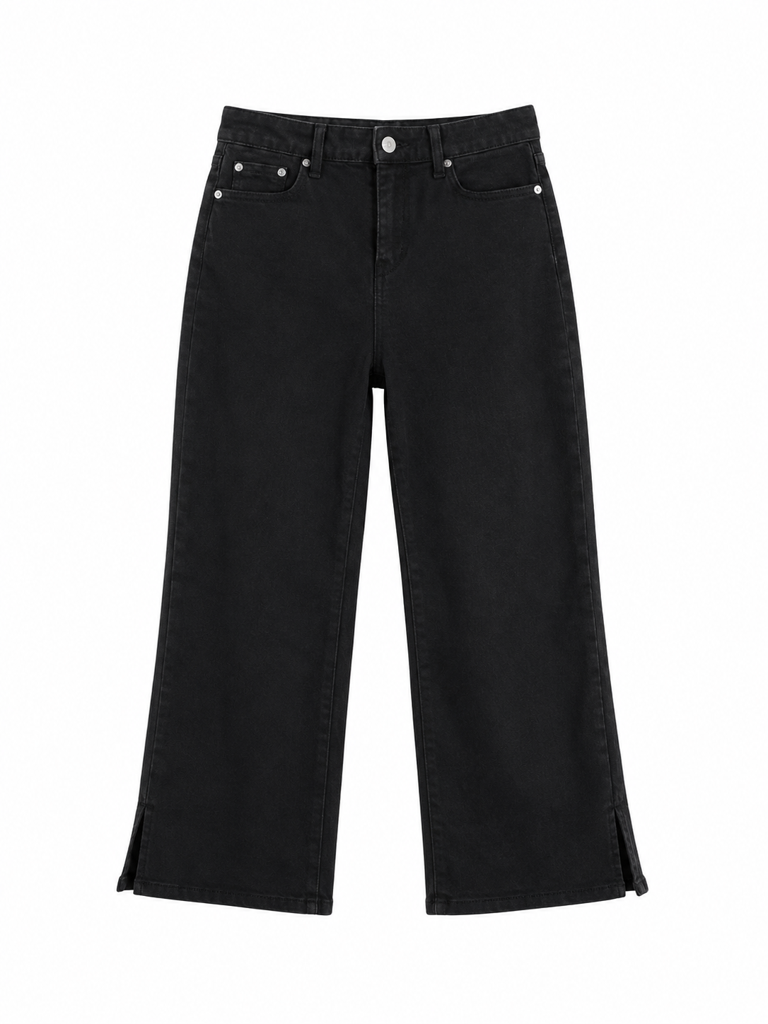Essential Side Slit Capri Pants