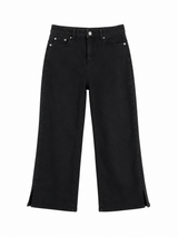 Essential Side Slit Capri Pants