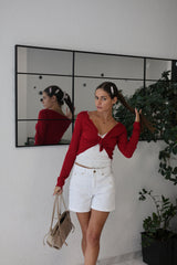 Red Romance Cardigan