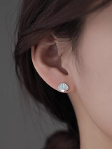Starfish & Shell 925 Sterling Sliver Stud Earrings