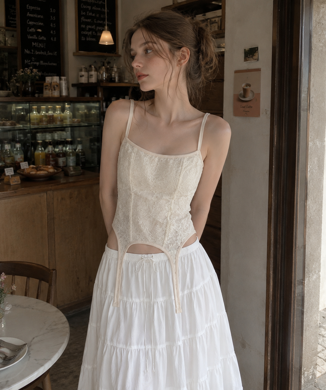 Eloise Lace Maxi Set