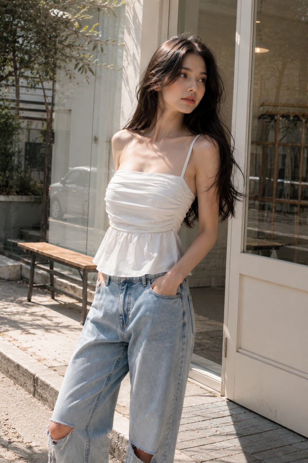 Rosalie Ruched Top