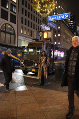 Noir Safari Faux Fur Coat