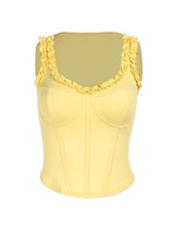 Sunbeam Ruffle Corset Top